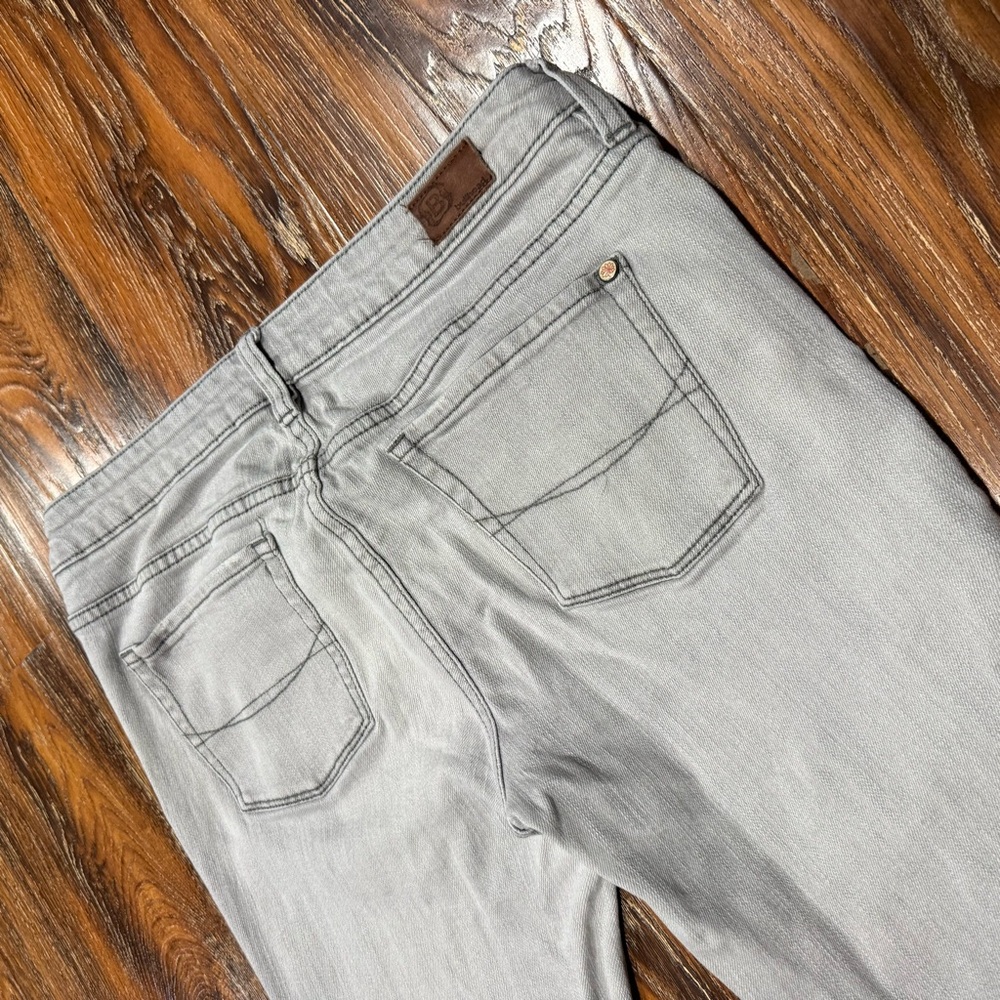 Bullhead Size 11 Womens Gray Skinny Jeans Vintage Y2K Style Venice Stretch 32X30 - Picture 3 of 9
